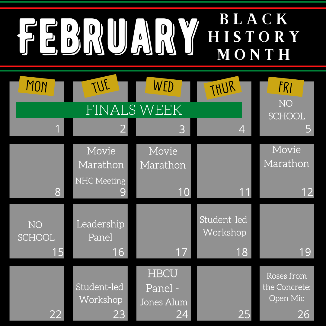 Image Black History Month Calendar