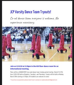 Dance Team Tryouts